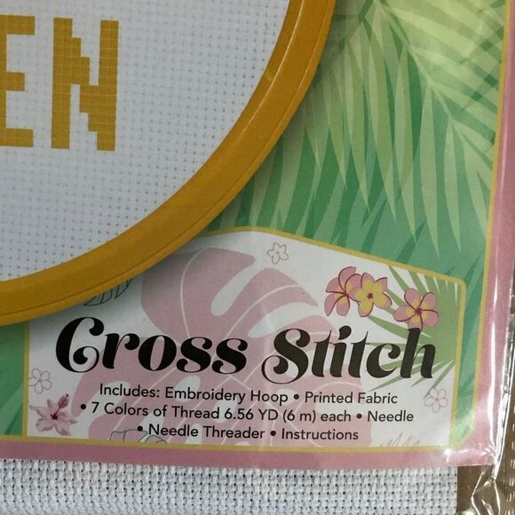 Innovative Design cross stitch kit The Golden Girls Stay Golden craft kit New - Picture 3 of 3